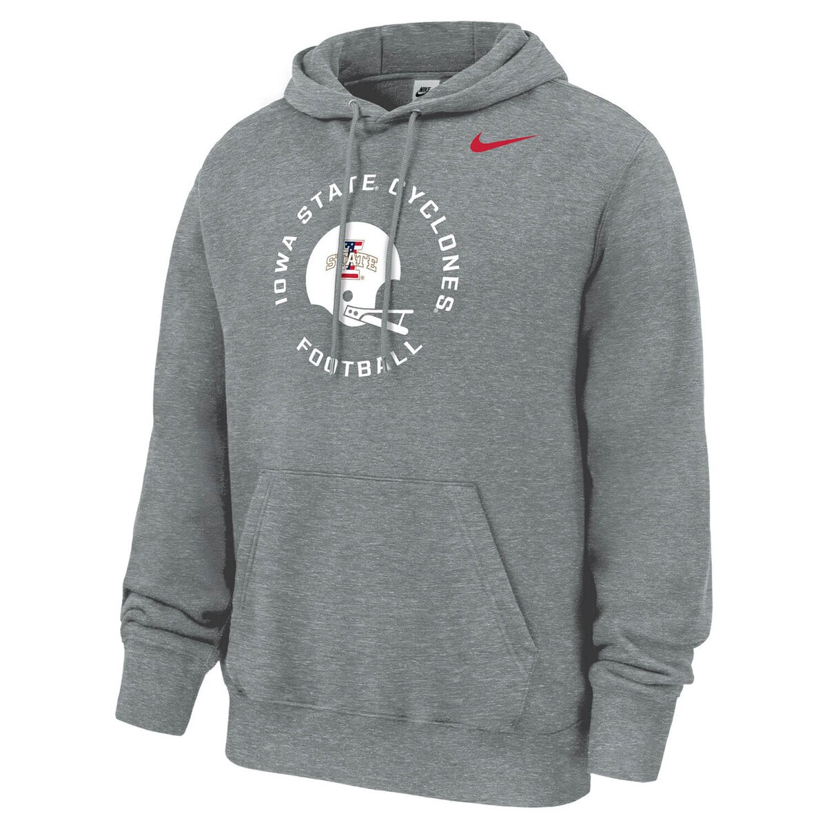 Nike Patriotic I-State SU26 Dark Gray Heather Hooded Sweatshirt vendor image